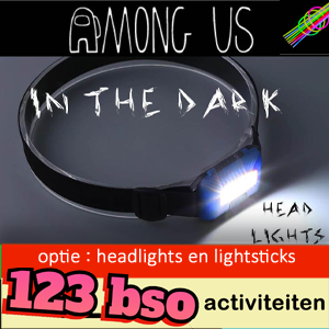 Among Us headlights en lightsticks BSO