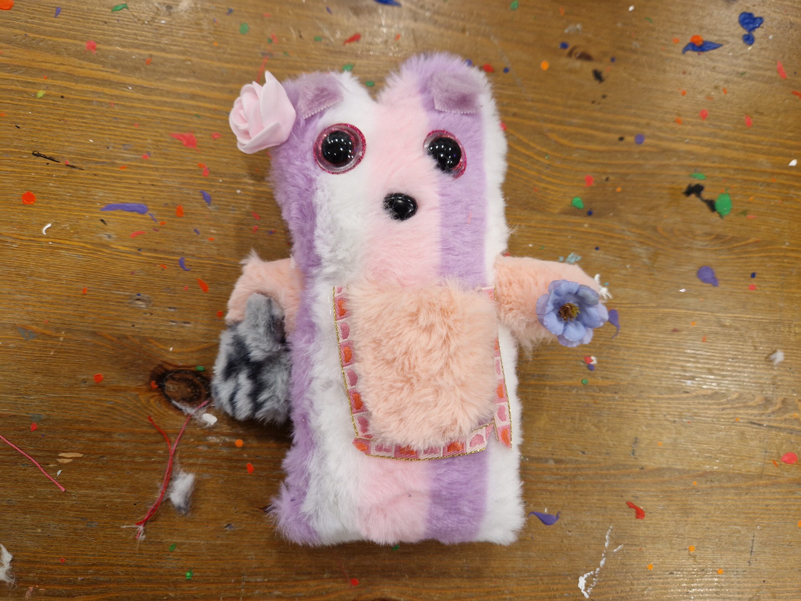 Fluffy knuffel kinderfeestje