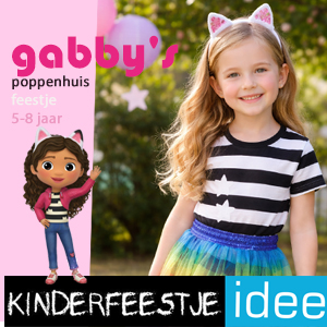 Gabby's poppenhuis kinderfeestje thuis
