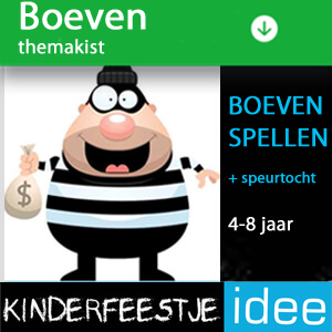 boeven themakist speurtocht kinderfeestje