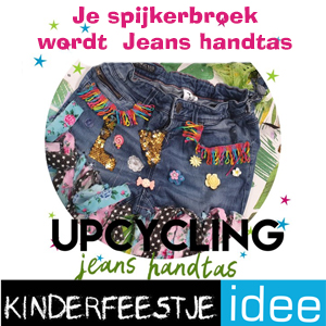jeans handtas maken kinderfeestje kopiëren