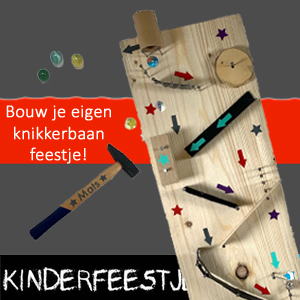knikkerbaan maken feestje