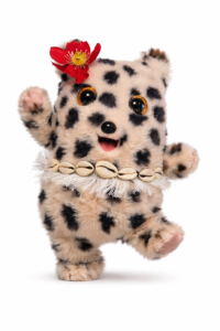 Fluffy knuffel kinderfeestje